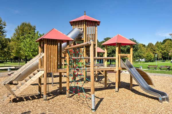 Playground Mulch Installation in Palmetto