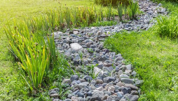 River Rock Garden Installation in Palmetto